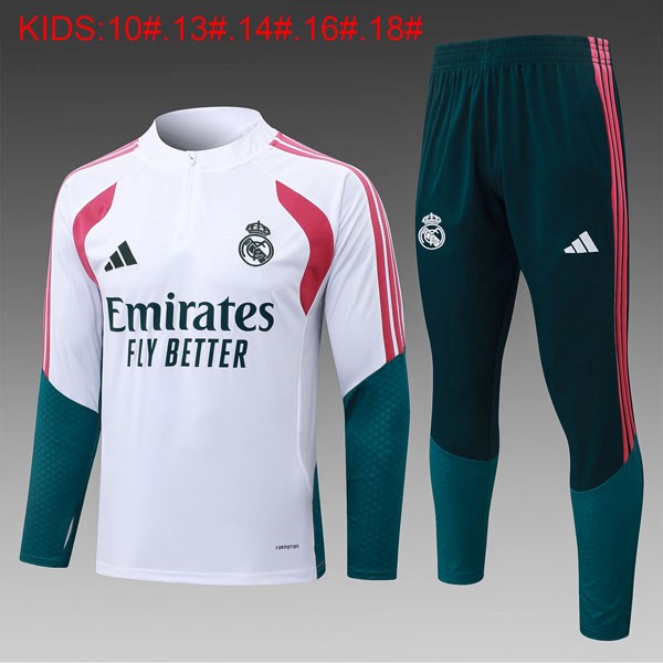 Ninos Sudadera De Training Real Madrid 2026/27 Blanco 4